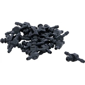   BGS technic Set conectori plastic | formă T | 30 piese (BGS 8107-20)