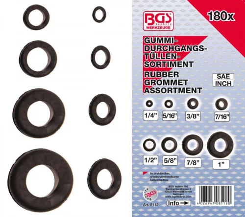 BGS technic Set garnituri protectie cablaj 180buc (BGS 8112)