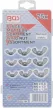 BGS technic Sortiment piuliţe-fluture | 75 piese (BGS 8133)