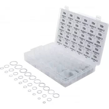   BGS technic Sortiment inele de etanşare | Aluminiu | 300 piese (BGS 8143)