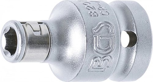 BGS technic Adaptor biţi cu bilă de blocare | Pătrat interior 12,5 mm (1/2") | Antrenat prin Imbus 6,3 mm (1/4") (BGS 8201)