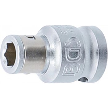   BGS technic Adaptor biţi cu bilă de blocare | Pătrat interior 10 mm (3/8") | Antrenat prin Imbus 6,3 mm (1/4") (BGS 8225)
