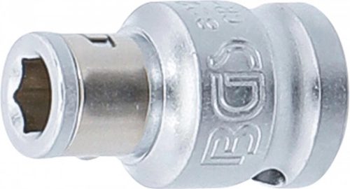 BGS technic Adaptor biţi cu bilă de blocare | Pătrat interior 10 mm (3/8") | Antrenat prin Imbus 6,3 mm (1/4") (BGS 8225)