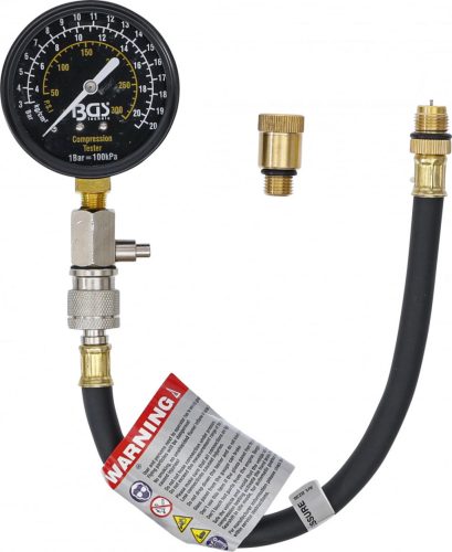 BGS technic Tester de compresie | M12 + M14 (BGS 8236)