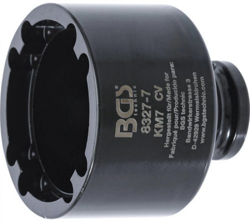 BGS technic Cheie tubulara pentru piulite canelate KM7 (BGS 8327-7)