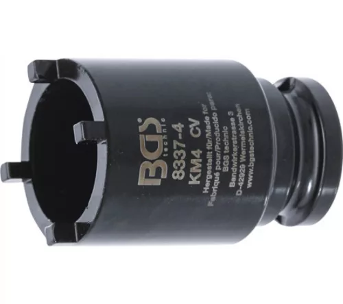 BGS technic Cheie tubulara cu 4 pini pentru piuliţe canelate KM4 (BGS 8337-4)
