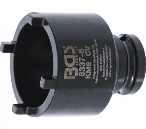 BGS technic Cheie tubulara cu 4 pini pentru piuliţe canelate KM6 (BGS 8337-6)