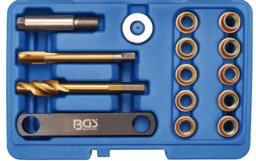 BGS technic Kit reparatie filete la sistemul de franare VAG, M12 x 1.5| 15 piese (BGS 8408)