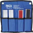 BGS technic Bacuri de protecţie magnetice pentru menghină | Aluminiu | 150 mm | 8 piese (BGS 8442-2)