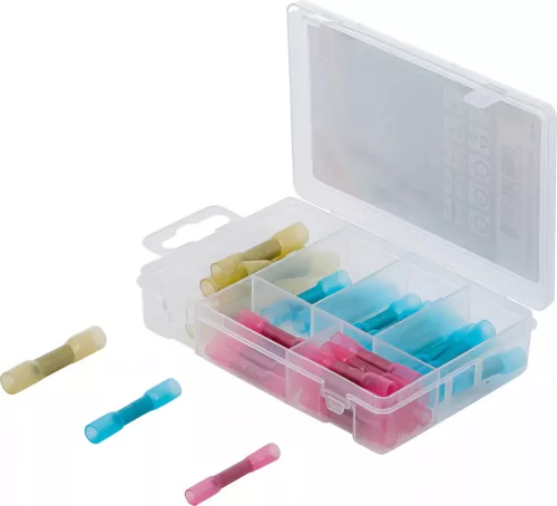 BGS technic Sortiment conectori lipire | cu furtun contractibil | 36 piese (BGS 85221)