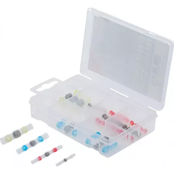   BGS technic Sortiment conectori lipire | cu furtun contractibil | 30 piese (BGS 85222)