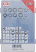 BGS technic Sortiment inele de etanşare | Cupru, Aluminiu, Nylon | 250 piese (BGS 85225)