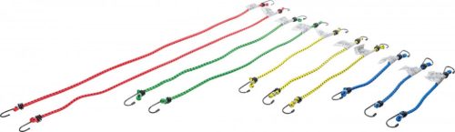 BGS DIY Set chingi elastice de ancorat cu dimensiuni diferite, 10 piese (BGS 85512)