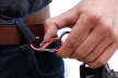 BGS DIY Sortiment cârlige cu carabină, cu deschizătură dublă | aluminiu | 5 piese (BGS 85785)