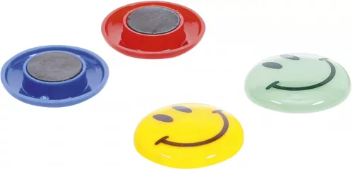 BGS DIY Set magneţi | "Smile" | Ø 40 mm | 4 piese (BGS 85812)