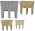 BGS DIY Set pene cu gheare | S-Fix | 4 piese (BGS 86674)