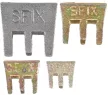 BGS DIY Set pene cu gheare | S-Fix | 4 piese (BGS 86674)