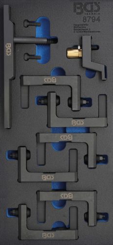 BGS technic Set dispozitive pentru demontat axa cu came la evacuare| pentru BMW N51 / N52 (BGS 8794)