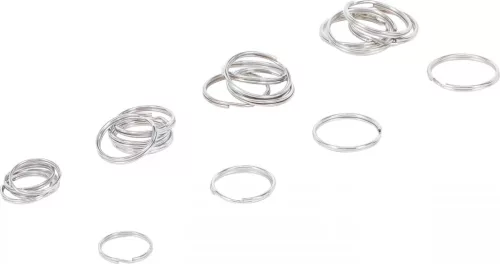 BGS DIY Sortiment inele pentru chei | 20 piese (BGS 88127)