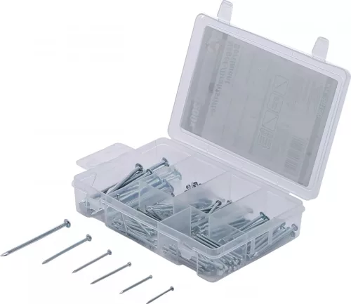 BGS DIY Set cuie/ştifturi de sârmă | 200 piese (BGS 88130)