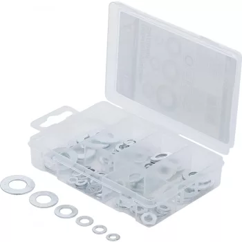   BGS DIY Sortiment şaibe reazem | Ø 4 - 12 mm (diametru interior) | 130 piese (BGS 88133)