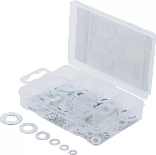 BGS DIY Sortiment şaibe reazem | Ø 4 - 12 mm (diametru interior) | 130 piese (BGS 88133)