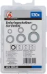 BGS DIY Sortiment şaibe reazem | Ø 4 - 12 mm (diametru interior) | 130 piese (BGS 88133)