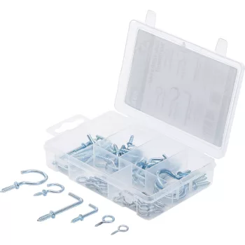 BGS DIY Set şuruburi-cârlig | 80 piese (BGS 88136)