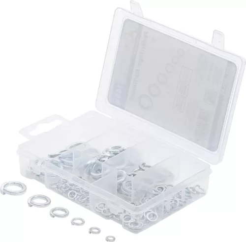 BGS DIY Sortiment inele elastice | M4 - M12 | 145 piese (BGS 88140)