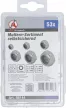 BGS DIY Set piuliţe | cu auto asigurare | metrice | M4 - M12 | 53 piese (BGS 88144)