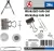 BGS DIY Set atelier cu cleme, agrafe de birou, magneţi şi ace | 36 piese (BGS 88160)