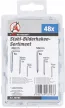 BGS DIY Sortiment cârlige tablouri din oţel | 48 piese (BGS 88164)