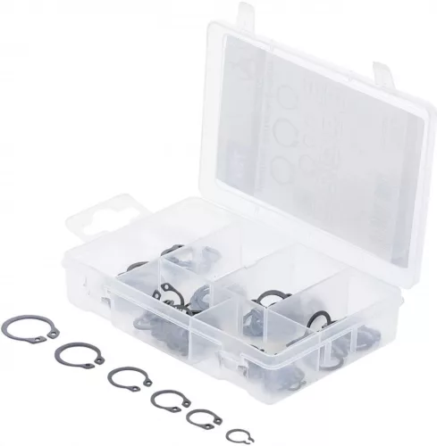 BGS DIY Set inele de siguranţă exterioare | Ø 8 - 19 mm | 78 piese (BGS 88168)
