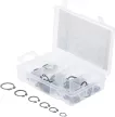 BGS DIY Set inele de siguranţă exterioare | Ø 8 - 19 mm | 78 piese (BGS 88168)