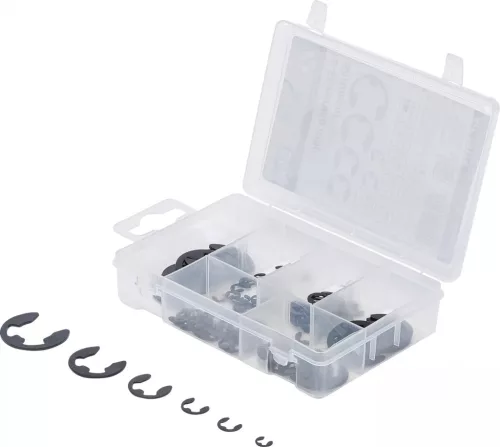 BGS DIY Set inel de siguranţă E | 3 - 15 mm | 94 piese (BGS 88174)