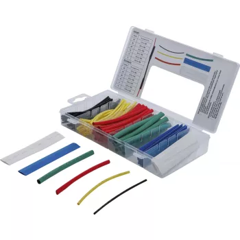   BGS DIY Sortiment furtunuri contractabile | colorate | 99 piese (BGS 88186)