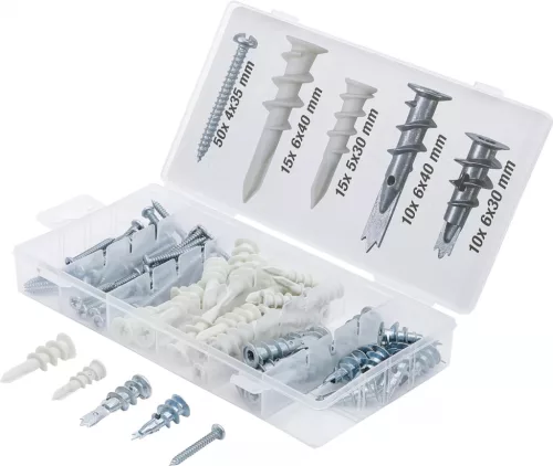 BGS DIY Sortiment dibluri gipscarton | 100 piese (BGS 88200)