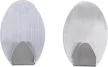 BGS DIY Cârlig din oţel inox cu adeziv | 35 x 50 mm | 1,0 kg | 2 piese (BGS 88230)