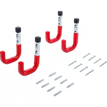 BGS DIY Set cârlige de perete | 4 piese (BGS 88314)