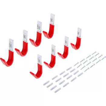 BGS DIY Set cârlige de perete | 8 piese (BGS 88318)
