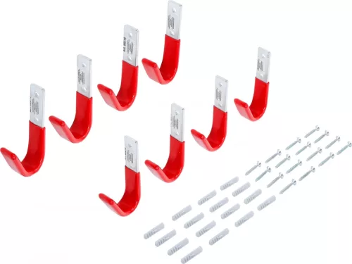 BGS DIY Set cârlige de perete | 8 piese (BGS 88318)