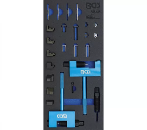 BGS technic Set disozitive pentru nituire lanţuri distribuţie Mercedes-Benz (BGS 8848)