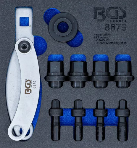 BGS technic Set montaj bolţuri roată : Suport organizator pentru cărucior 1/6 (BGS 8879)