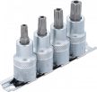 BGS technic Set biţi | 12,5 mm (1/2") | Profil T (pentru Torx) cu gaură T40 - T55 | 4 piese (BGS 8885)