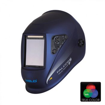   IWELD FALCON 5.5 scut automată cap de sudare (albastru-metal) (8FALCN55TCBLUE)