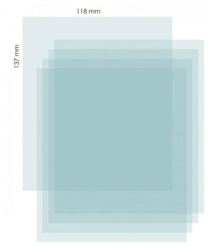 IWELD Digital 5.2 extern plexiglass protector 137x118mm (Falcon, Robotic) (8FALCNOUTCOLENS)