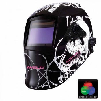   IWELD FANTOM 4.6 scut automată a capului de sudare (Alcatraz craniu) (8FNTM4ALCSKL)