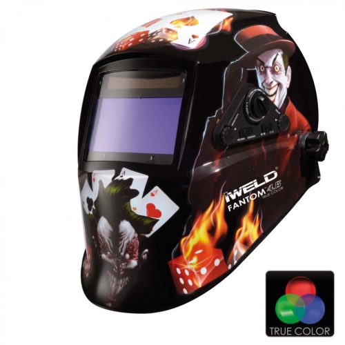 IWELD FANTOM 4.6 scut automată a capului de sudare (craniu de poker) (8FNTM4MAGICB)