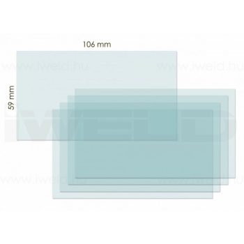   IWELD FANTOM 4 intern de protecție plexiglass 106x59mm (8FNTMINCOLENS)