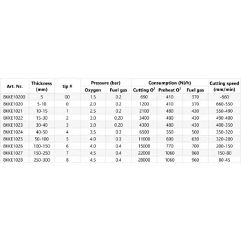   IWELD Tăierea ajutaj KKE Acetilena 102-3 30-40 mm (8KKE1023)